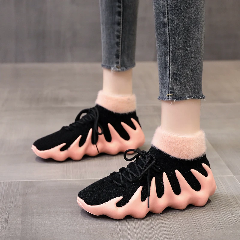 Breathable Ankle Boot Women Socks Shoes Female Sneakers Casual Elasticity Platform zapatillas Mujer Ladies Shoes Autumn Winter
Breathable Ankle Boot Women Socks Shoes Female Sneakers Casual Elasticity Platform zapatillas Mujer Ladies Shoes Autumn Winter