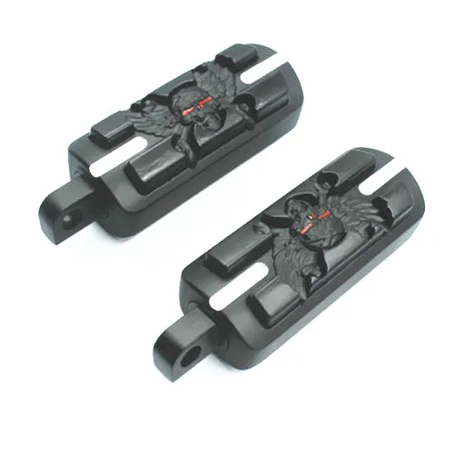 Black Skull Foot Pegs Rest For Harley- Breakout Dyna Fatboy Electra Glide Road King Softail V-Rod
Black Skull Foot Pegs Rest For Harley- Breakout Dyna Fatboy Electra Glide Road King Softail V-Rod