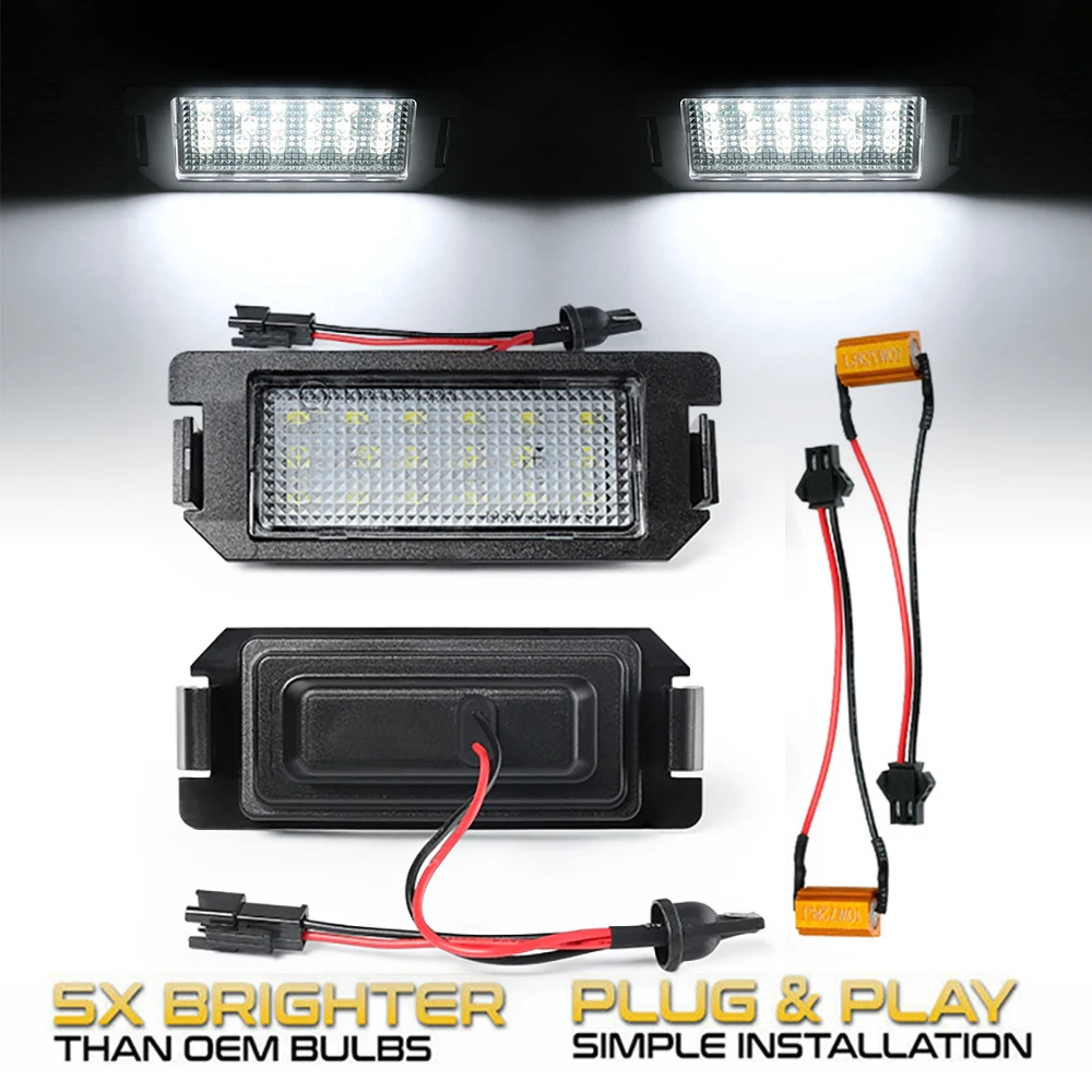 2Pcs 6000K LED License Number Plate Light Lamps For Kia Rio 3 Soul Picanto Hyundai I10 I20 Ioniq Veloster Genesis Coupe Tiburon
2Pcs 6000K LED License Number Plate Light Lamps For Kia Rio 3 Soul Picanto Hyundai I10 I20 Ioniq Veloster Genesis Coupe Tiburon