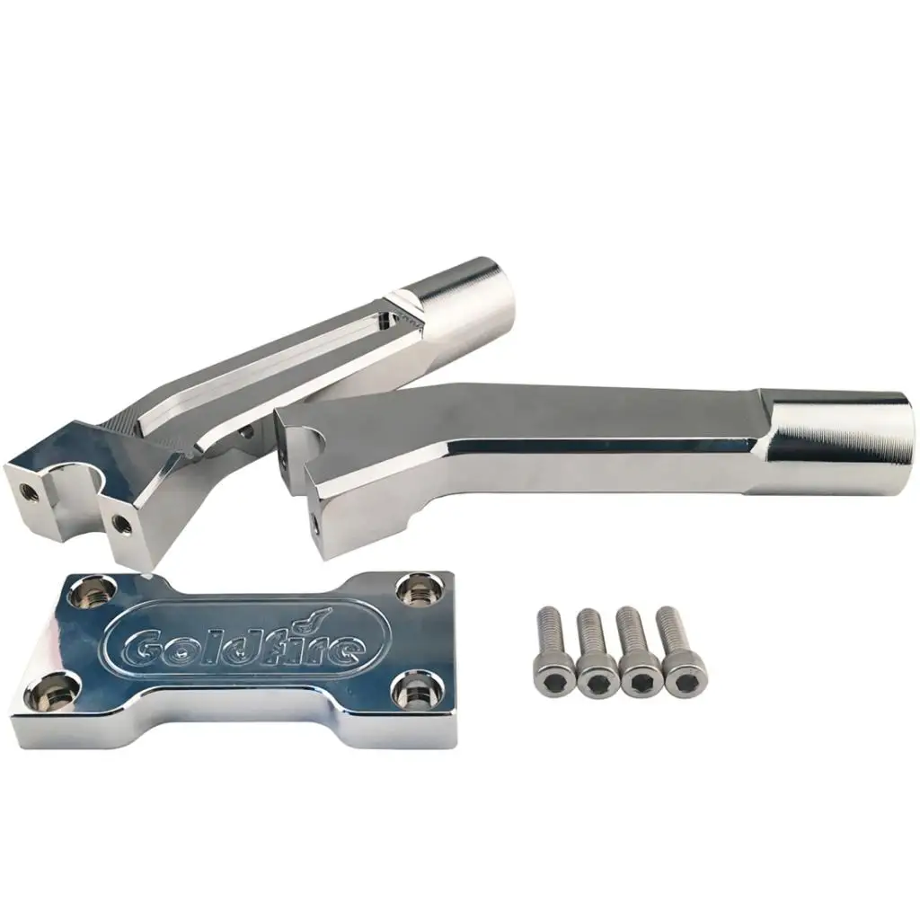 CNC Aluminum Alloy 8" Inch HandleBar Riser Higher Extension Clamp Chrome
CNC Aluminum Alloy 8" Inch HandleBar Riser Higher Extension Clamp Chrome
