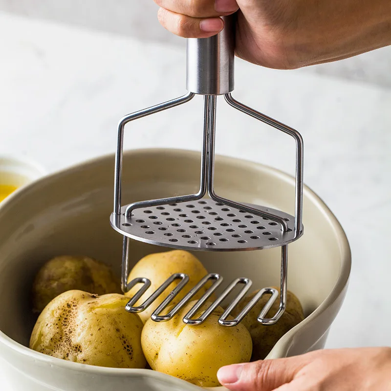 Stainless Steel Manual Potato Masher Food Ricer Juice Maker Fruit Pusher Double-deck Fruits Sweet Mash Hydraulic Kitchen Gadgets
Stainless Steel Manual Potato Masher Food Ricer Juice Maker Fruit Pusher Double-deck Fruits Sweet Mash Hydraulic Kitchen Gadgets