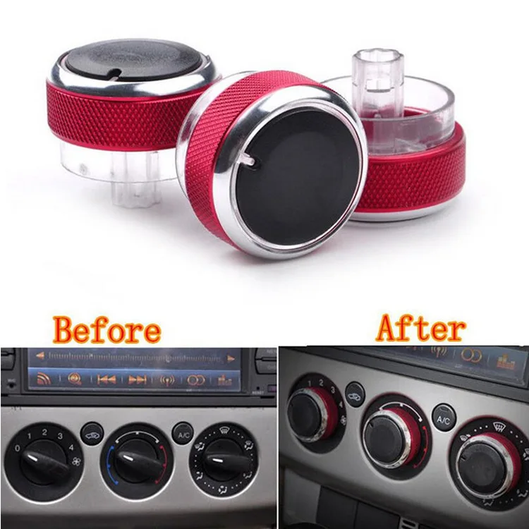 3pcs/Set 4 Colors Car AC Knob Aluminum alloy Air Conditioning Heat Control Switch Accessories Suitable For Ford For Focus
3pcs/Set 4 Colors Car AC Knob Aluminum alloy Air Conditioning Heat Control Switch Accessories Suitable For Ford For Focus