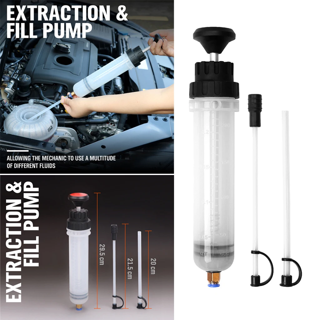 200cc Car Oil Fluid Extractor Filling Syringe Bottle Transfer Hand Pump Tools Manual Oil Fluid Fuel Transfer Pump for Boat ATV
200cc Car Oil Fluid Extractor Filling Syringe Bottle Transfer Hand Pump Tools Manual Oil Fluid Fuel Transfer Pump for Boat ATV