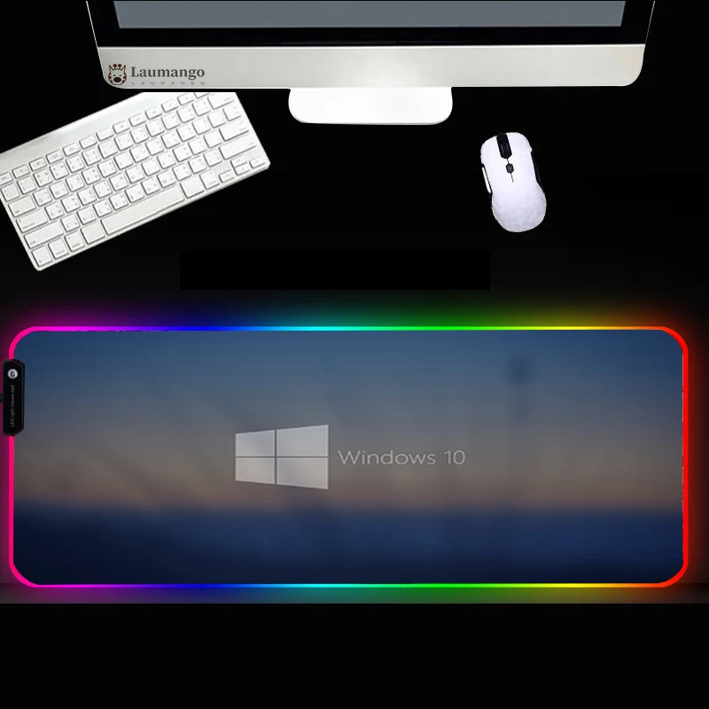 Mouse Pad RGB Anime windows logo Computer Mousepad Gamer LED Gaming Large Mause Pad USB Keyboard Mice PC Desk Mat tapis souris
Mouse Pad RGB Anime windows logo Computer Mousepad Gamer LED Gaming Large Mause Pad USB Keyboard Mice PC Desk Mat tapis souris