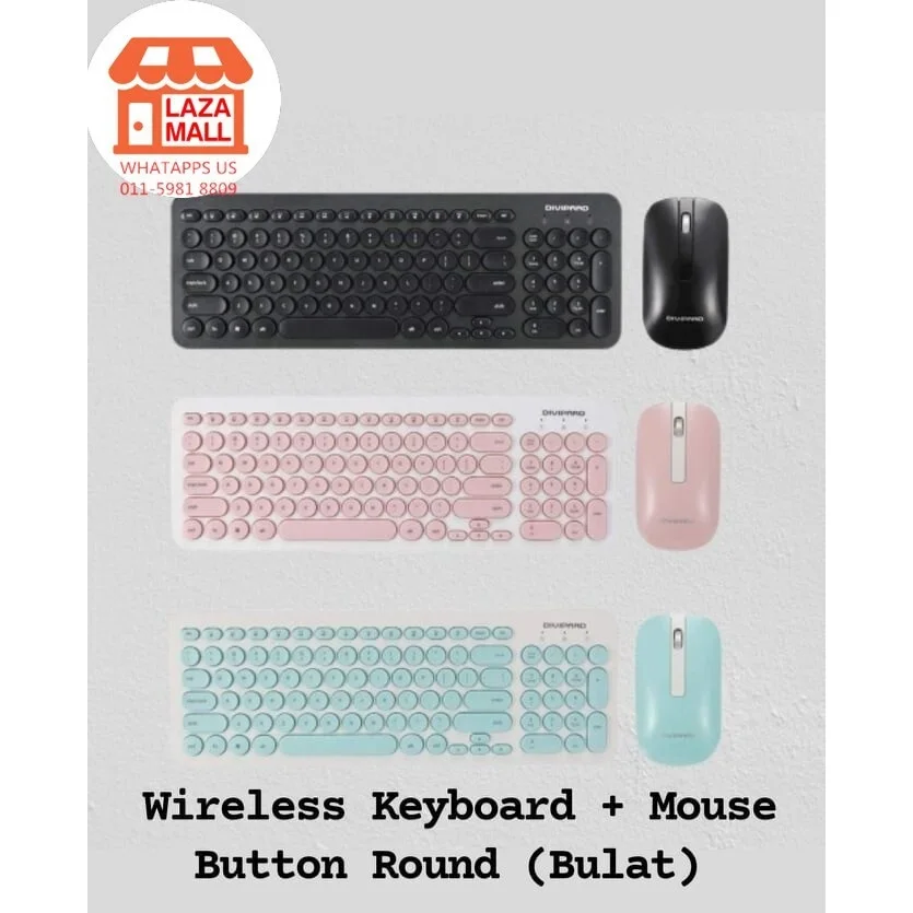 MF BUTTON ROUND WIRELESS KEYBOARD + MOUSE 2.4G SILENT KEYPAD Desktop computer Laptop PC PAPAN KEKUNCI BULAT TETIKUS
MF BUTTON ROUND WIRELESS KEYBOARD + MOUSE 2.4G SILENT KEYPAD Desktop computer Laptop PC PAPAN KEKUNCI BULAT TETIKUS