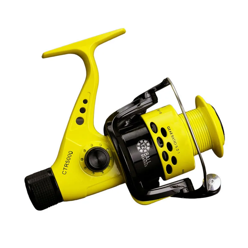 2000-7000 Yellow Color Fishing Reel 12+1BB Gear Ratio 5.5:1 Left And Right Use Spinning Reel Saltwater Reel Carp Reel Fishing
2000-7000 Yellow Color Fishing Reel 12+1BB Gear Ratio 5.5:1 Left And Right Use Spinning Reel Saltwater Reel Carp Reel Fishing