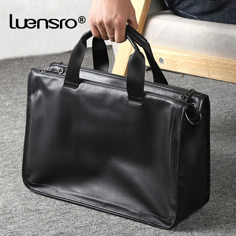 15.6 inch Laptop Briefcase Large Men Handbag Travel Bags Men Real Leather Shoulder Bags Male Messenger Bag 2020 New Men Bag
15.6 inch Laptop Briefcase Large Men Handbag Travel Bags Men Real Leather Shoulder Bags Male Messenger Bag 2020 New Men Bag