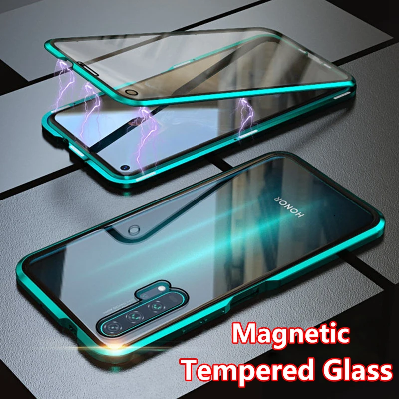 360 магнитный чехол для huawei Honor 20 10 20i Lite защитная крышка экрана V20 V10 9X 8X Pro полное