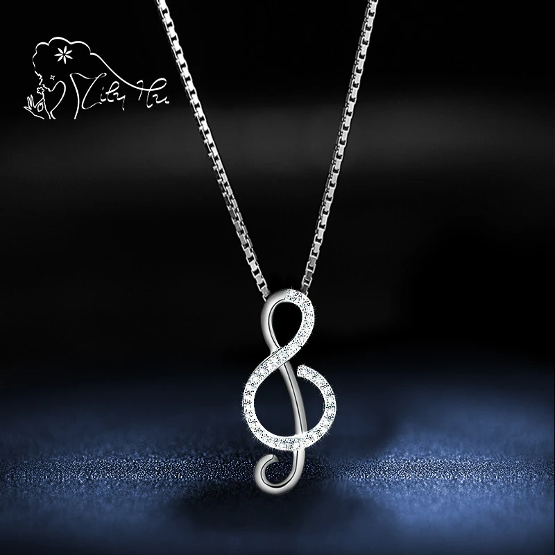 Musical notation pendant real S925 pure silver necklace beautiful AAA perfect zirconium best graduation gift for girl friend
Musical notation pendant real S925 pure silver necklace beautiful AAA perfect zirconium best graduation gift for girl friend