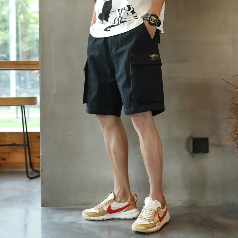 Men Casual Shorts Gym Shorts Loose Summer Knee Length Pocket Overalls Black Street Wear Herrenbekleidung Men Clothing EB50DK
Men Casual Shorts Gym Shorts Loose Summer Knee Length Pocket Overalls Black Street Wear Herrenbekleidung Men Clothing EB50DK