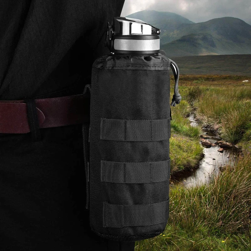 Water Bottle Pouch Upgraded Travel Water Bottle Holder Bag Outdoor Hydration Carrier for Camping Hiking Fishing
Water Bottle Pouch Upgraded Travel Water Bottle Holder Bag Outdoor Hydration Carrier for Camping Hiking Fishing