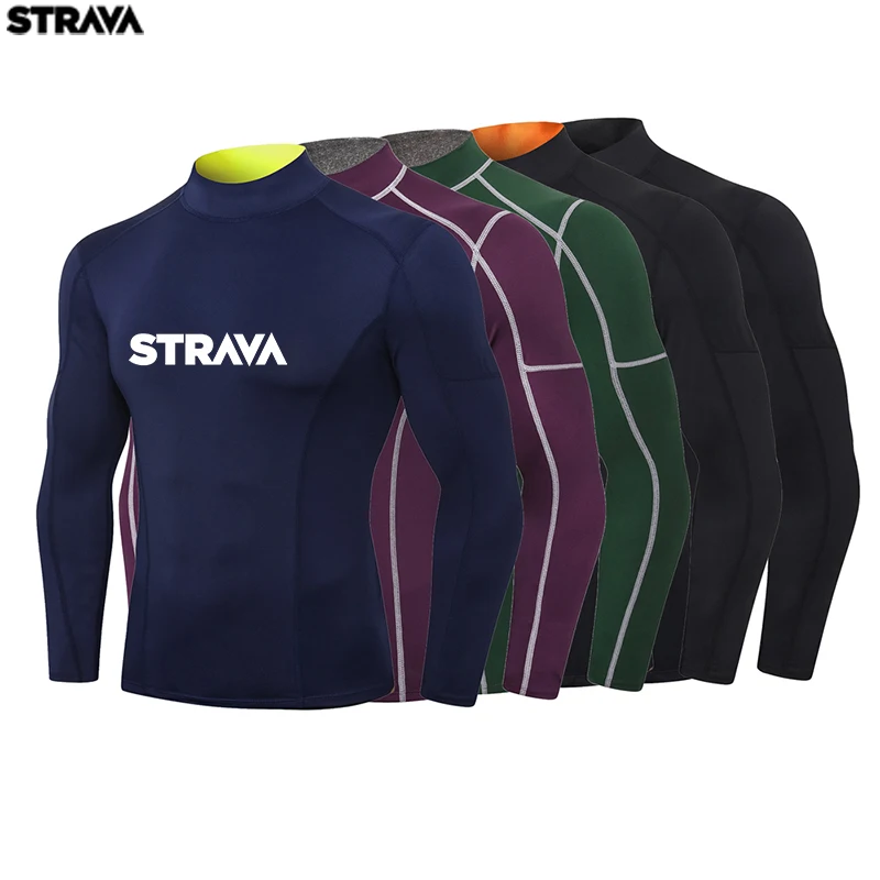 Men's High Collar Running T-Shirt Fitness Gym Clothing Quick Dry Sportswear Compression Thermal Underwear Tights Skinny T-Shirts
Men's High Collar Running T-Shirt Fitness Gym Clothing Quick Dry Sportswear Compression Thermal Underwear Tights Skinny T-Shirts