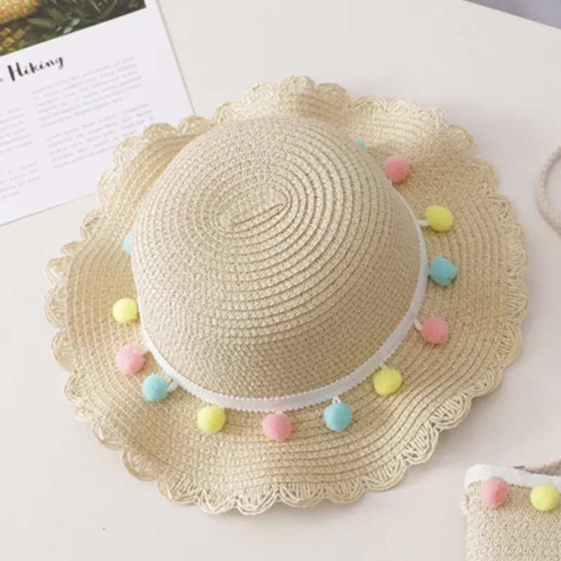 Children Girl Fashion Concise Casual Cute Sweet Breathable Sunscreen Beach Sun Hat With Bag Toddler Girls Accessories 1-8Y
Children Girl Fashion Concise Casual Cute Sweet Breathable Sunscreen Beach Sun Hat With Bag Toddler Girls Accessories 1-8Y
