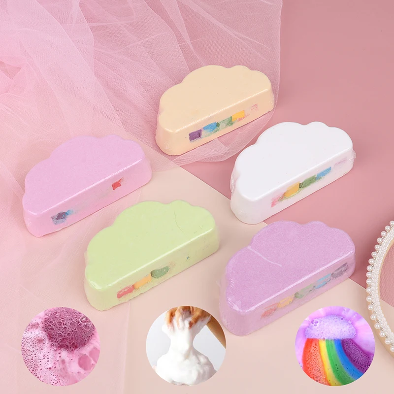 Rainbow Soap Cloud Bath Salt Moisturizing Exfoliating Cleaning Body Skin Bubble Bath Bombs Multicolor For Baby Adult
Rainbow Soap Cloud Bath Salt Moisturizing Exfoliating Cleaning Body Skin Bubble Bath Bombs Multicolor For Baby Adult