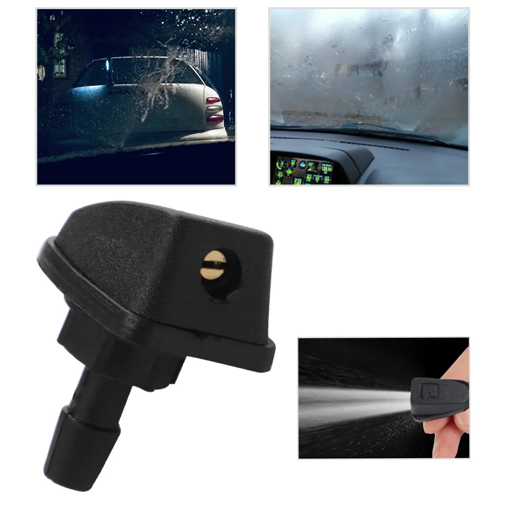 Washer Outlet Car Wiper Water Fan Spout Cover 2 Pcs/Set Universal Washer Jet Nozzles Wiper Nozzle Car Front Windshield
Washer Outlet Car Wiper Water Fan Spout Cover 2 Pcs/Set Universal Washer Jet Nozzles Wiper Nozzle Car Front Windshield