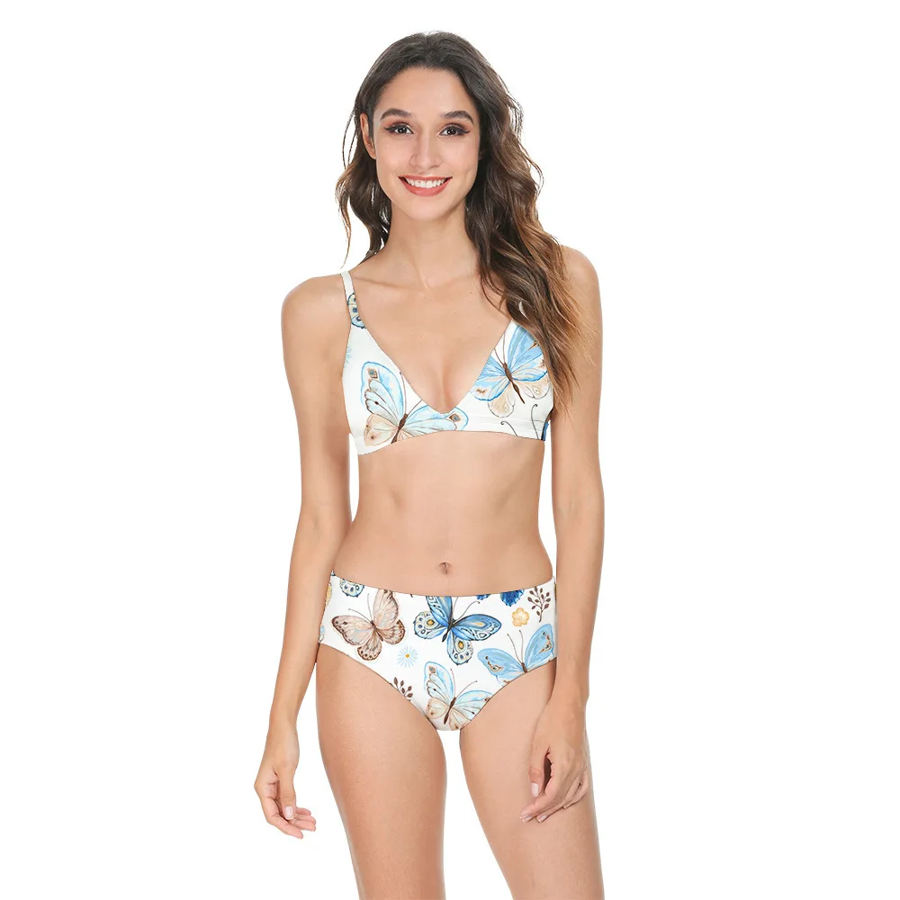 Summer Butterfly Bikinis Set Sexy Two Piece Swimsuit Women Beachwear Holiday Beach High Waist Bathing Suit 2021 New Arrival
Summer Butterfly Bikinis Set Sexy Two Piece Swimsuit Women Beachwear Holiday Beach High Waist Bathing Suit 2021 New Arrival