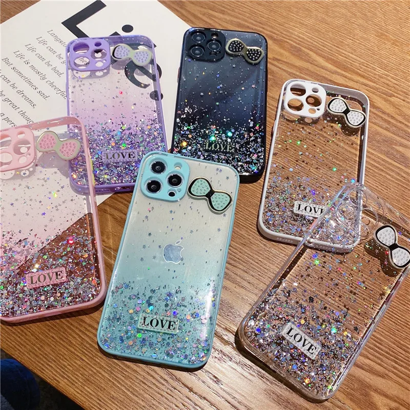 Phone Cases For Samsung Galaxy A12 A51 A71 S20 FE Note 20 Ultra Cute 3D Bowknot Protective Cover Glitter Transparent Hard Shell
Phone Cases For Samsung Galaxy A12 A51 A71 S20 FE Note 20 Ultra Cute 3D Bowknot Protective Cover Glitter Transparent Hard Shell