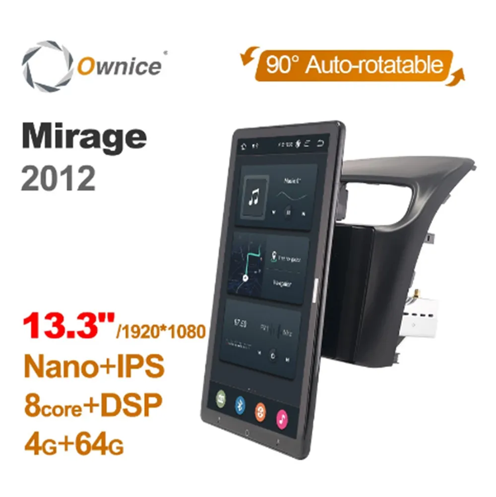 13,3 дюймов 1920*1080 Ownice Android 10,0 Автомагнитола forMitsubishi Mirage 2012 мультимедийный видео аудио GPS плеер Авто поворотный
13,3 дюймов 1920*1080 Ownice Android 10,0 Автомагнитола forMitsubishi Mirage 2012 мультимедийный видео аудио GPS плеер Авто поворотный