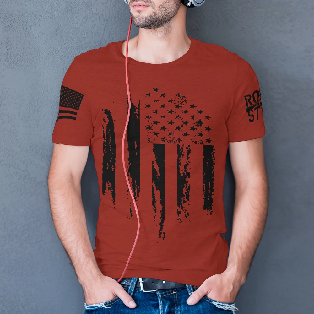 Men's Fashion Personality Clothing Loose 3d Printed Short Sleeve T-Shirts Personality Flag Stripe Breathable Oversized T-Shirt
Men's Fashion Personality Clothing Loose 3d Printed Short Sleeve T-Shirts Personality Flag Stripe Breathable Oversized T-Shirt