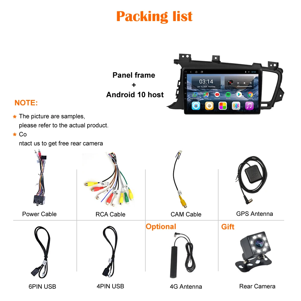 9" Android10 for KIA K5 Optima 2011-2015 RDS Car Navigation for DSP CarPlay Car Radio Multimedia Video Player Auto Stereo GPS
9" Android10 for KIA K5 Optima 2011-2015 RDS Car Navigation for DSP CarPlay Car Radio Multimedia Video Player Auto Stereo GPS
