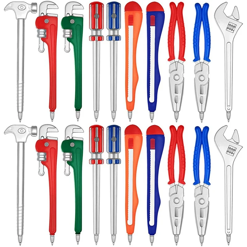 20 шт. ручной инструмент ручки Форма черная чернильная Шариковая Ручка-трубный ключ клещи-Ножи гаечный ключ молоток отвертка дизайн
20 шт. ручной инструмент ручки Форма черная чернильная Шариковая Ручка-трубный ключ клещи-Ножи гаечный ключ молоток отвертка дизайн