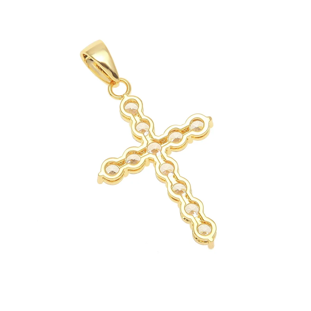 Europe Fashion Hot Sale Iced Out Bling 100% CZ AAA Zircon Cross Pendant Necklaces Fashion Dainty Men Hip Hop Jewelry Gifts
Europe Fashion Hot Sale Iced Out Bling 100% CZ AAA Zircon Cross Pendant Necklaces Fashion Dainty Men Hip Hop Jewelry Gifts