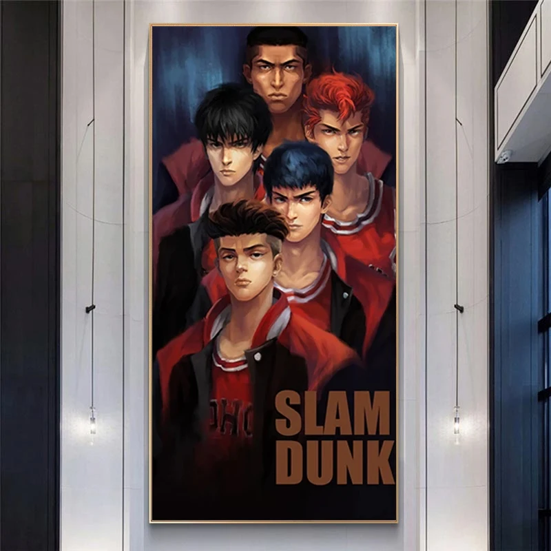 Japan Hot Slam Dunk Anime Role Poster And Prints Cartoon Fashion Wall Art Canvas Painting Home Decor For Boy Kid Bedroom
Japan Hot Slam Dunk Anime Role Poster And Prints Cartoon Fashion Wall Art Canvas Painting Home Decor For Boy Kid Bedroom