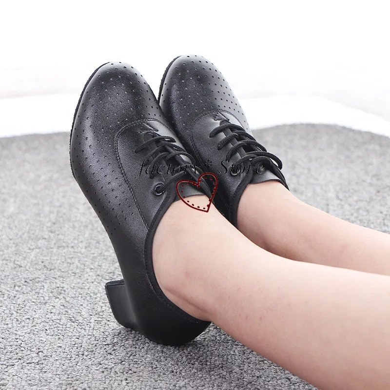 Women's Black Shoes Teachers Ballroom Dancing Shoes Teachers' Shoes Mid and Low Heel Soft
Women's Black Shoes Teachers Ballroom Dancing Shoes Teachers' Shoes Mid and Low Heel Soft