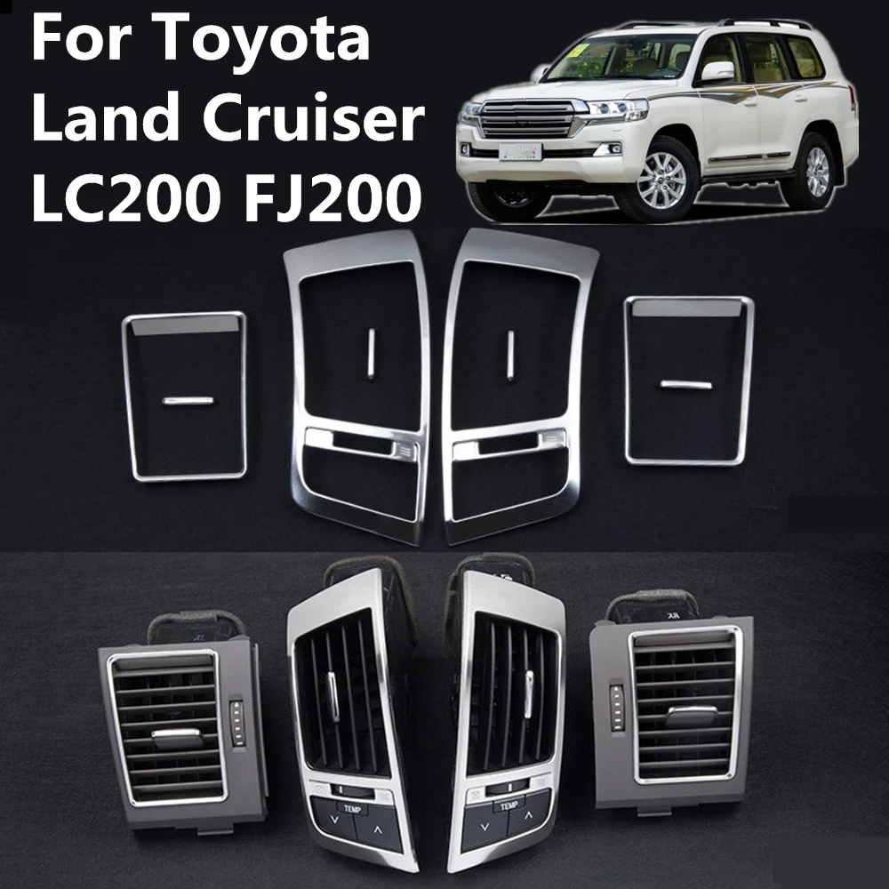 Car Interior Air Conditioning Vent AC Outlet Decorative Frame Cover Trims For Toyota Land Cruiser 200 LC200 2008-2015 2016-2018
Car Interior Air Conditioning Vent AC Outlet Decorative Frame Cover Trims For Toyota Land Cruiser 200 LC200 2008-2015 2016-2018