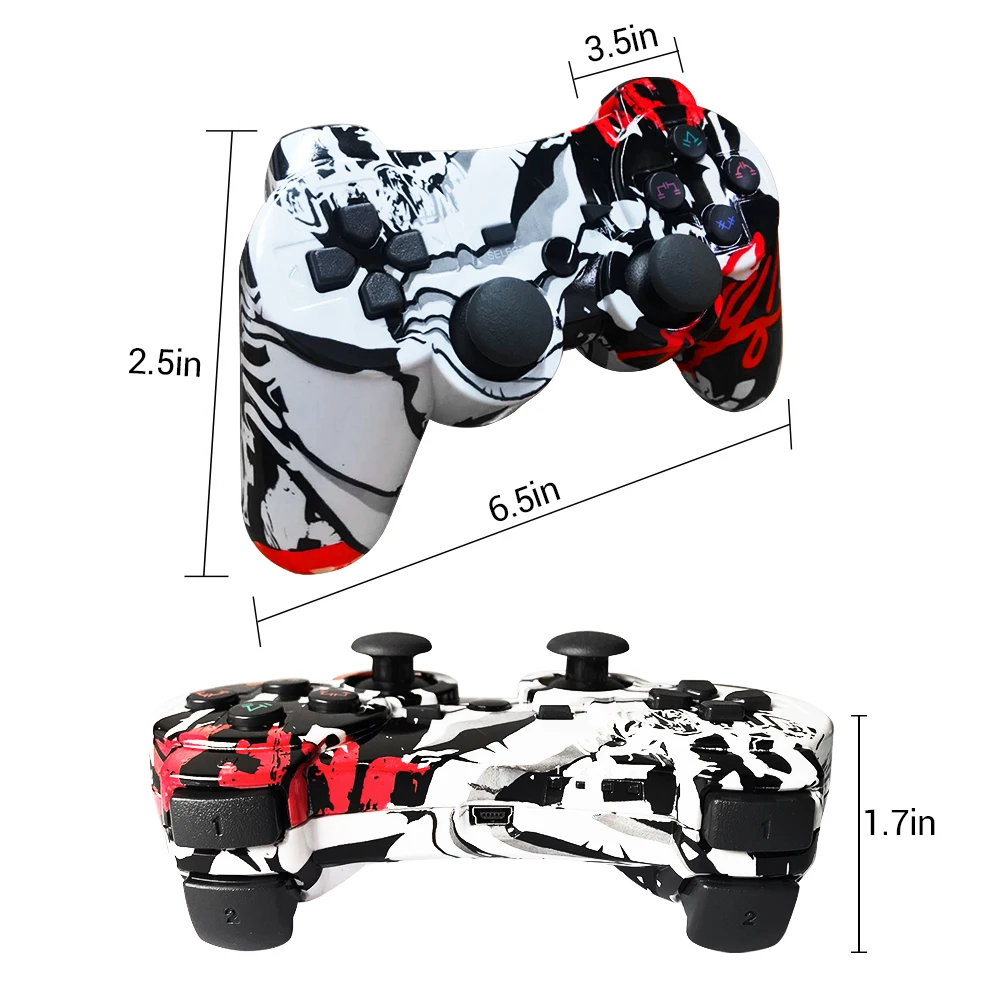 Wireless Double Shock Gamepad for Playstation 3 Remote Sixaxis for PS3 Controller Pubg for Game Controller Ps3 Gamepad Manette
Wireless Double Shock Gamepad for Playstation 3 Remote Sixaxis for PS3 Controller Pubg for Game Controller Ps3 Gamepad Manette