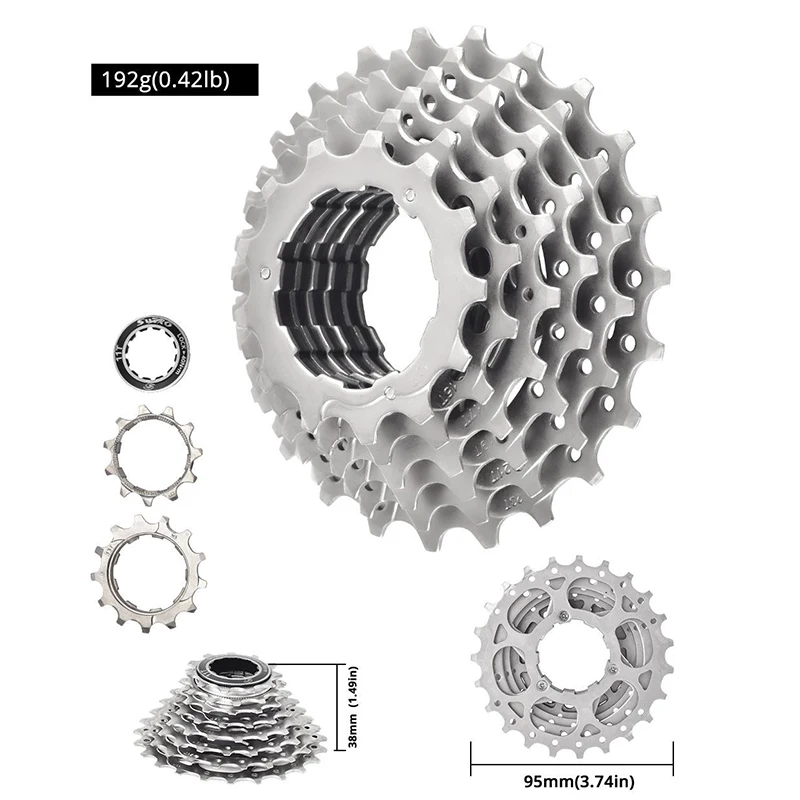 SWTXO 11-34T Bicycle Flywheel 8Speed Durable Accessories for Road Mountain Bike Cycling WHStore
SWTXO 11-34T Bicycle Flywheel 8Speed Durable Accessories for Road Mountain Bike Cycling WHStore