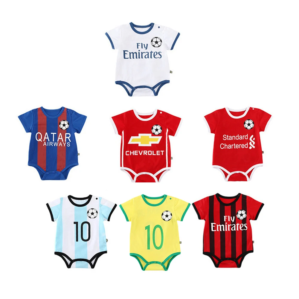 Sport Style Baby Soccer Jersey Soft Boy Baby Sleepwear For Newborns Jumpsuit Toddler Baby Bobysuit Casual Infant Clothing
Sport Style Baby Soccer Jersey Soft Boy Baby Sleepwear For Newborns Jumpsuit Toddler Baby Bobysuit Casual Infant Clothing