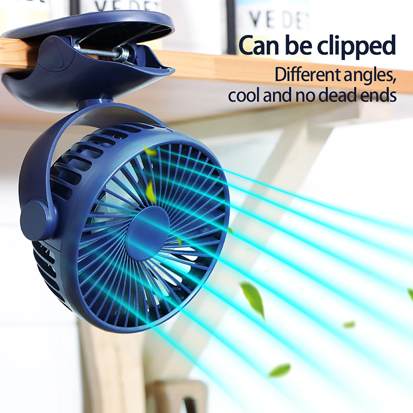 Rechargerable Fan 4 Speeds Sturdy Clamp with 720 Rotation Portable Quiet Clip on Cooling Fan for Office Table Bedroom Kitchen
Rechargerable Fan 4 Speeds Sturdy Clamp with 720 Rotation Portable Quiet Clip on Cooling Fan for Office Table Bedroom Kitchen