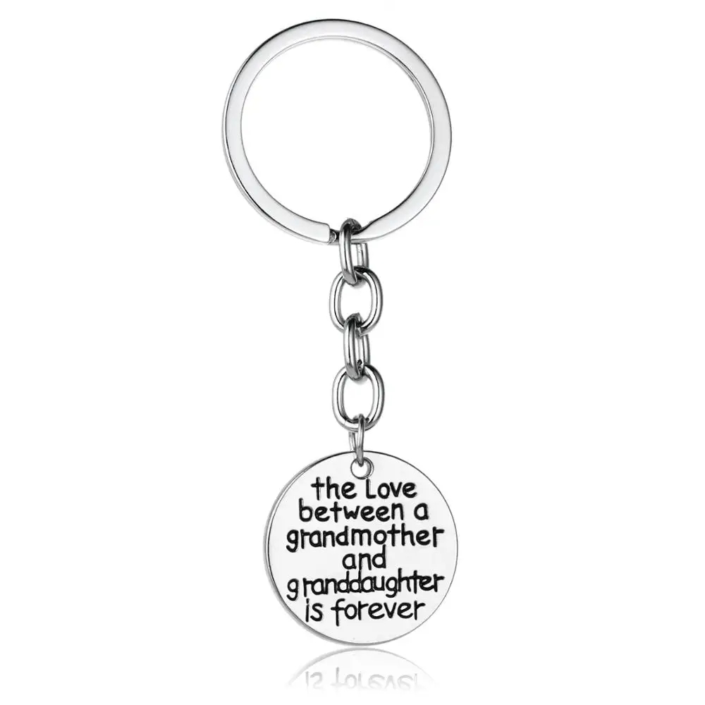 

36PC Love Between A Grandmother And Granddaughter Is Forever Keychains Family Women Girls Keyrings Grandma Nana Key Chains Gifts