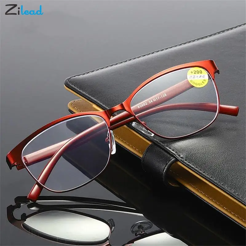 Zilead Anti Blue Light Cat Eye Reading Glasses Women Alloy Eyeglasses Presbyopia Prescription +1.5 2.0 2.5 3.0 3.5 4.0 Diopter
Zilead Anti Blue Light Cat Eye Reading Glasses Women Alloy Eyeglasses Presbyopia Prescription +1.5 2.0 2.5 3.0 3.5 4.0 Diopter