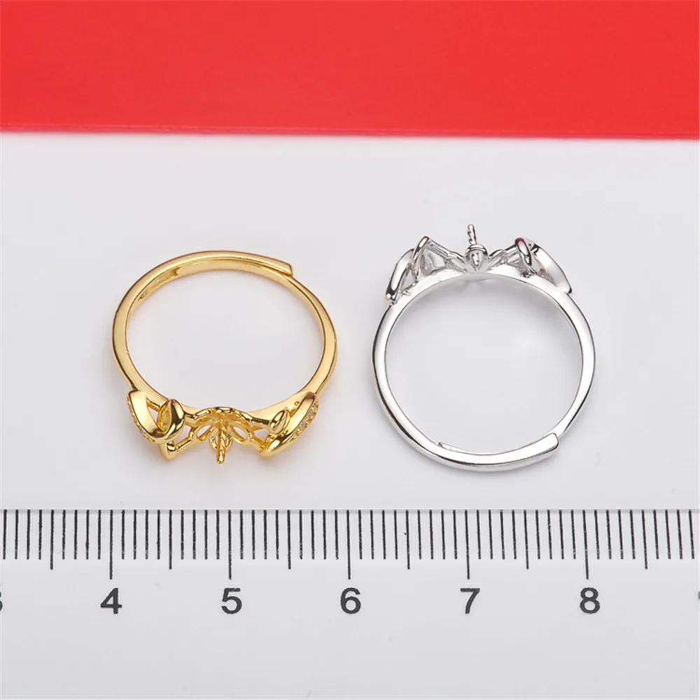 DIY Pearl Rings Jewelry Making for 925 Silver Rings Settings Adjustable Opening Blank Base Classic Ring Mount Charm Gift Factory
DIY Pearl Rings Jewelry Making for 925 Silver Rings Settings Adjustable Opening Blank Base Classic Ring Mount Charm Gift Factory