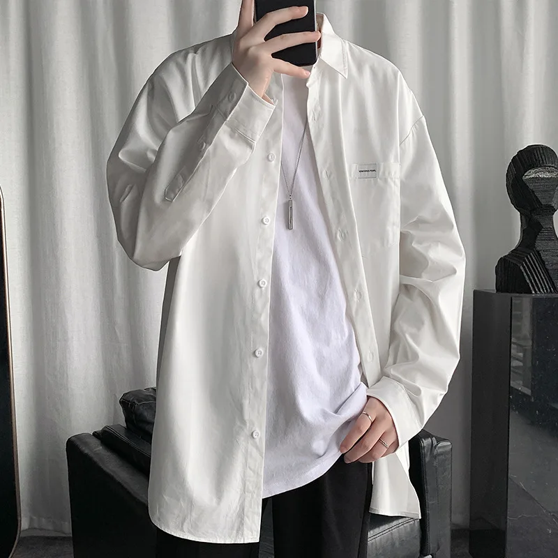 Men's long sleeve shirt 2021 new spring and autumn couple men's fashion casual shirt summer coat spring clothes
Men's long sleeve shirt 2021 new spring and autumn couple men's fashion casual shirt summer coat spring clothes