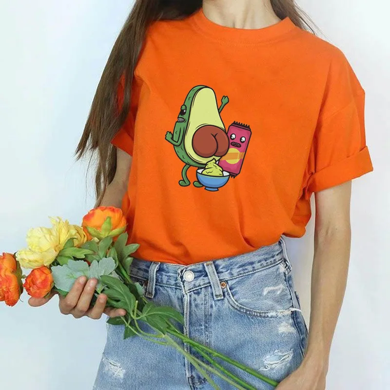 Kawaii A Pair Avocado Decor Bff Female T-Shirt Harajuku Tops Summer Polyester Black T Shirt for Women Spoof Funny Tshirt
Kawaii A Pair Avocado Decor Bff Female T-Shirt Harajuku Tops Summer Polyester Black T Shirt for Women Spoof Funny Tshirt