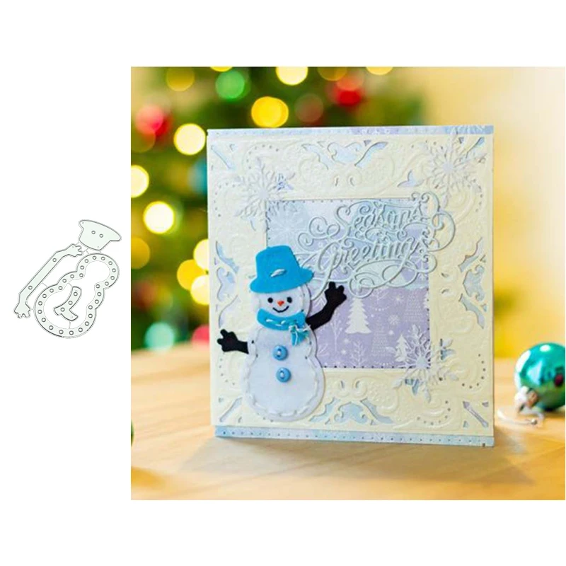 Christmas Snowman Metal Cutting Dies for Scrapbooking Handmade Tools Mold Cut Stencil New 2021 DIY Card Make Mould Model Craft
Christmas Snowman Metal Cutting Dies for Scrapbooking Handmade Tools Mold Cut Stencil New 2021 DIY Card Make Mould Model Craft