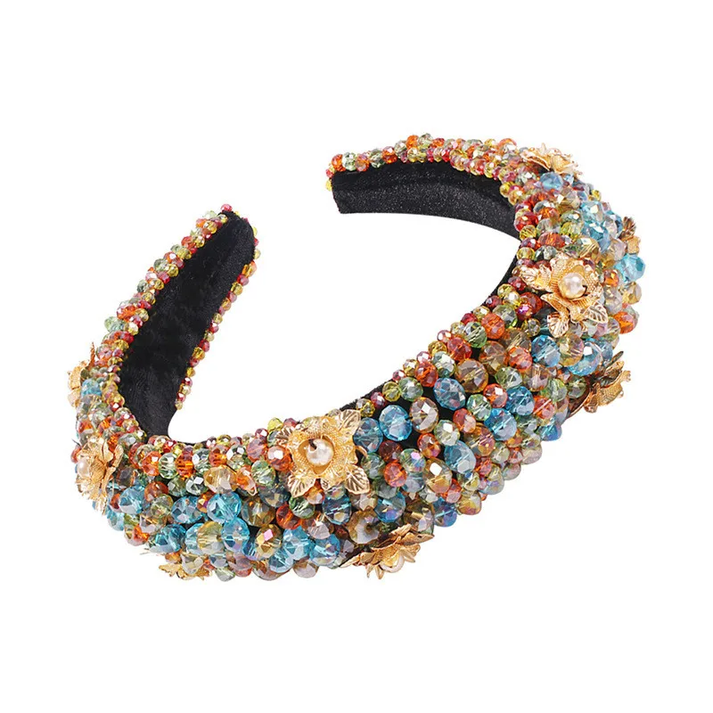 Sponge Fabric Rice Bead Headband Fashion Women's Hair Band Pearl Hairroop Headdress Hair Accessories Beauty Styling Tools
Sponge Fabric Rice Bead Headband Fashion Women's Hair Band Pearl Hairroop Headdress Hair Accessories Beauty Styling Tools