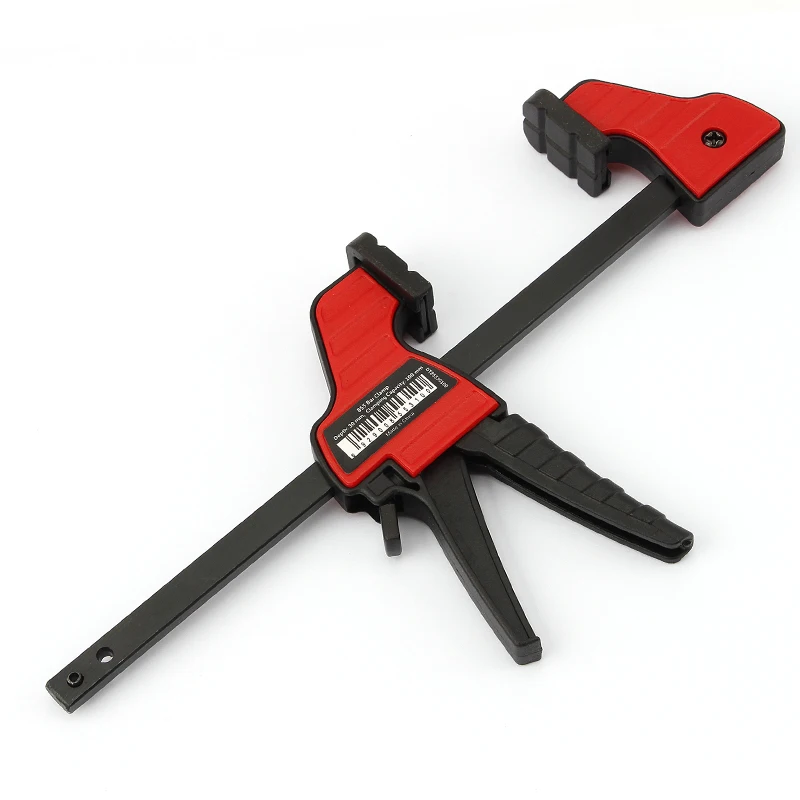 4 Inch Quick Ratchet F Clamp Heavy Duty Wood Working Work Bar Clamp Clip Kit Woodworking Reverse clamping 30x100mm
4 Inch Quick Ratchet F Clamp Heavy Duty Wood Working Work Bar Clamp Clip Kit Woodworking Reverse clamping 30x100mm