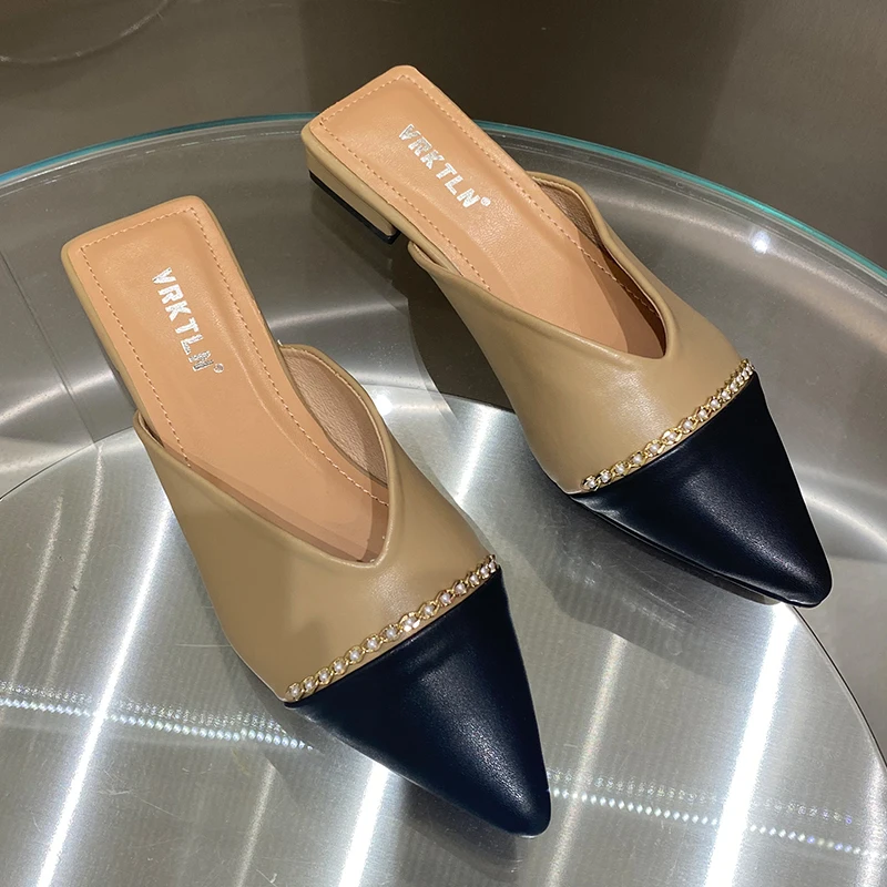 Female Flats Mules Slipper Mixed Colors Shoes Ladies 2022 New Fashion Summer Casual Outdoor Slides Women Chain String Bead Shoes
Female Flats Mules Slipper Mixed Colors Shoes Ladies 2022 New Fashion Summer Casual Outdoor Slides Women Chain String Bead Shoes