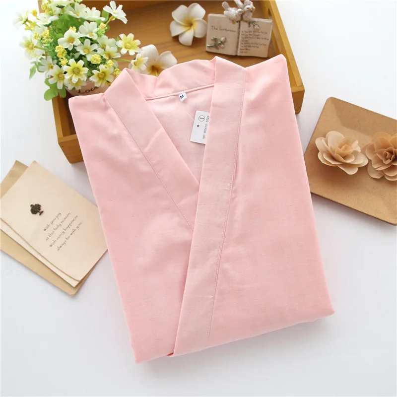 Couple Kimono Summer Woven Cotton Double-layer Gauze Men's And Women's Long-sleeved Kimono Loose Leisure Home Wear Japanese
Couple Kimono Summer Woven Cotton Double-layer Gauze Men's And Women's Long-sleeved Kimono Loose Leisure Home Wear Japanese
