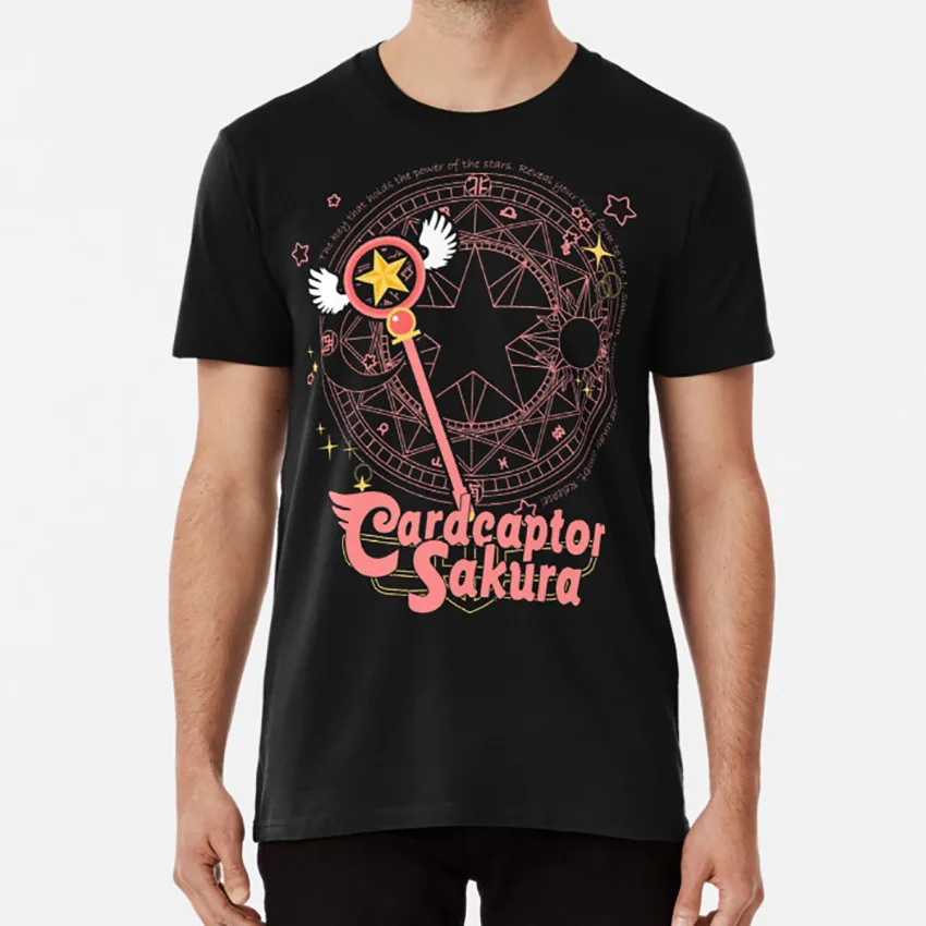CCS Magic Circle футболка cardcaptor sakura ccs card captor magic circle|Мужские футболки| |