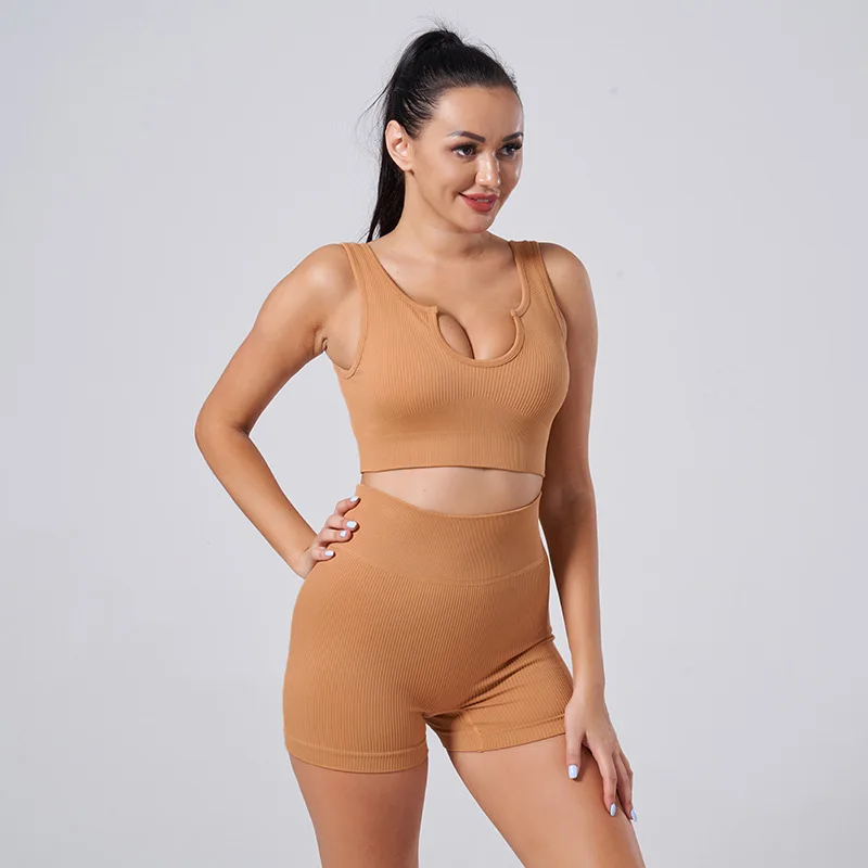 Women Sportwear Seamless Fitness Yoga Set Workout Bra Gym Clothing Sport Shorts Push Up Crop Top High Waist Leggings Sports Suit
Women Sportwear Seamless Fitness Yoga Set Workout Bra Gym Clothing Sport Shorts Push Up Crop Top High Waist Leggings Sports Suit