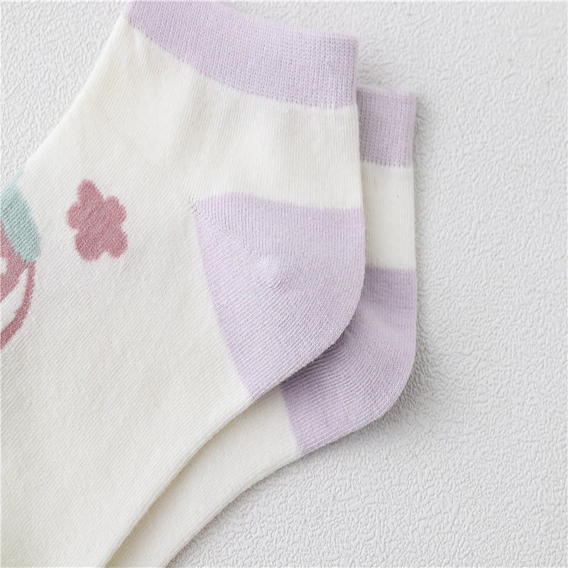 New spring/summer light purple plaid florets socks low top women's boat socks cotton pure new fashion socks 1 pack of 5 pairs
New spring/summer light purple plaid florets socks low top women's boat socks cotton pure new fashion socks 1 pack of 5 pairs
