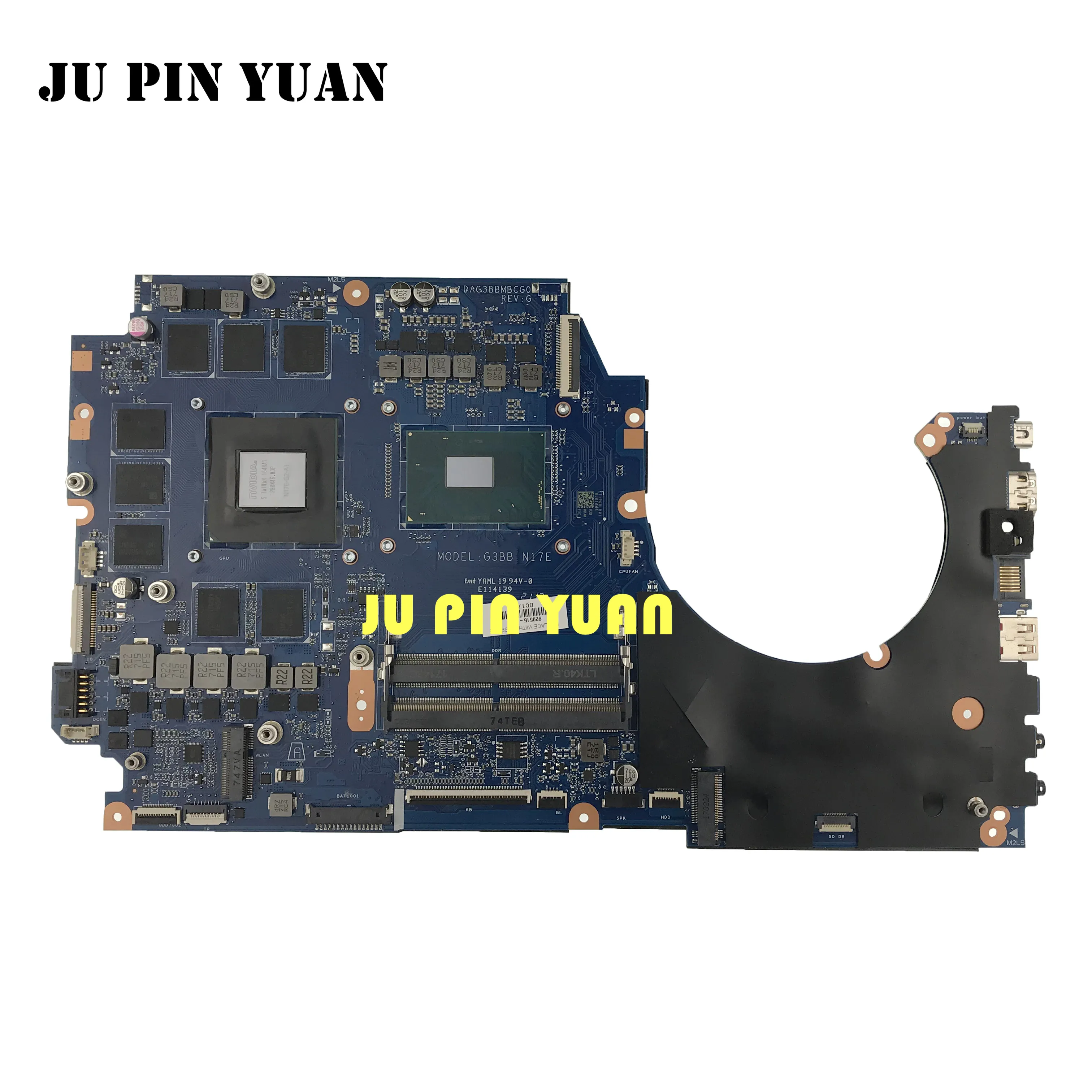 929515-601 929515-001 DAG3BBMBCG0 Motherboard For HP Laptop 17-AN Notebook GTX1070 8GB i7-7700HQ Fully Tested
929515-601 929515-001 DAG3BBMBCG0 Motherboard For HP Laptop 17-AN Notebook GTX1070 8GB i7-7700HQ Fully Tested