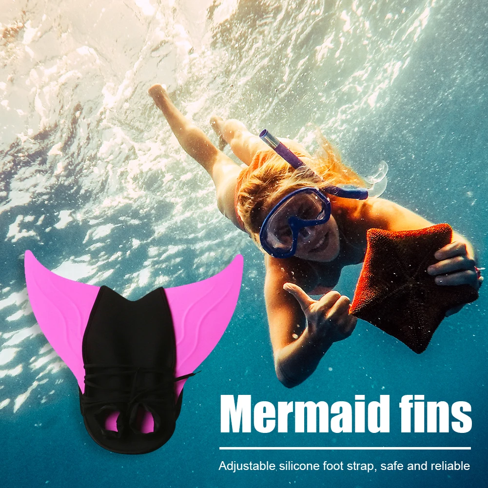 Kids Mermaid Flippers Children Swimming Fins Diving Feet Monofin Whale Tail Silicone Flippers Swimming Gear 
Kids Mermaid Flippers Children Swimming Fins Diving Feet Monofin Whale Tail Silicone Flippers Swimming Gear