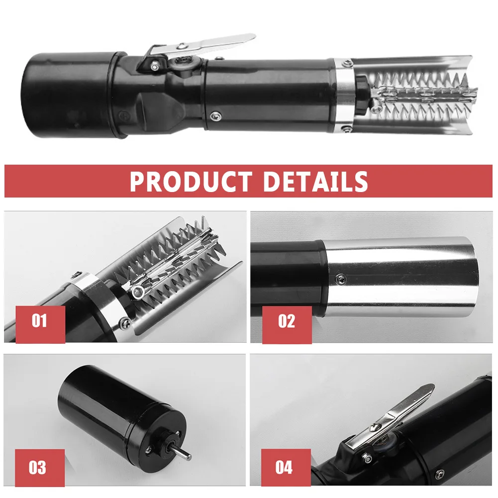 Waterproof Stainless Steel With Adapter Restaurant Cleaning Tools Home Kitchen Multifunction Electric Fish Scaler Remover 
Waterproof Stainless Steel With Adapter Restaurant Cleaning Tools Home Kitchen Multifunction Electric Fish Scaler Remover