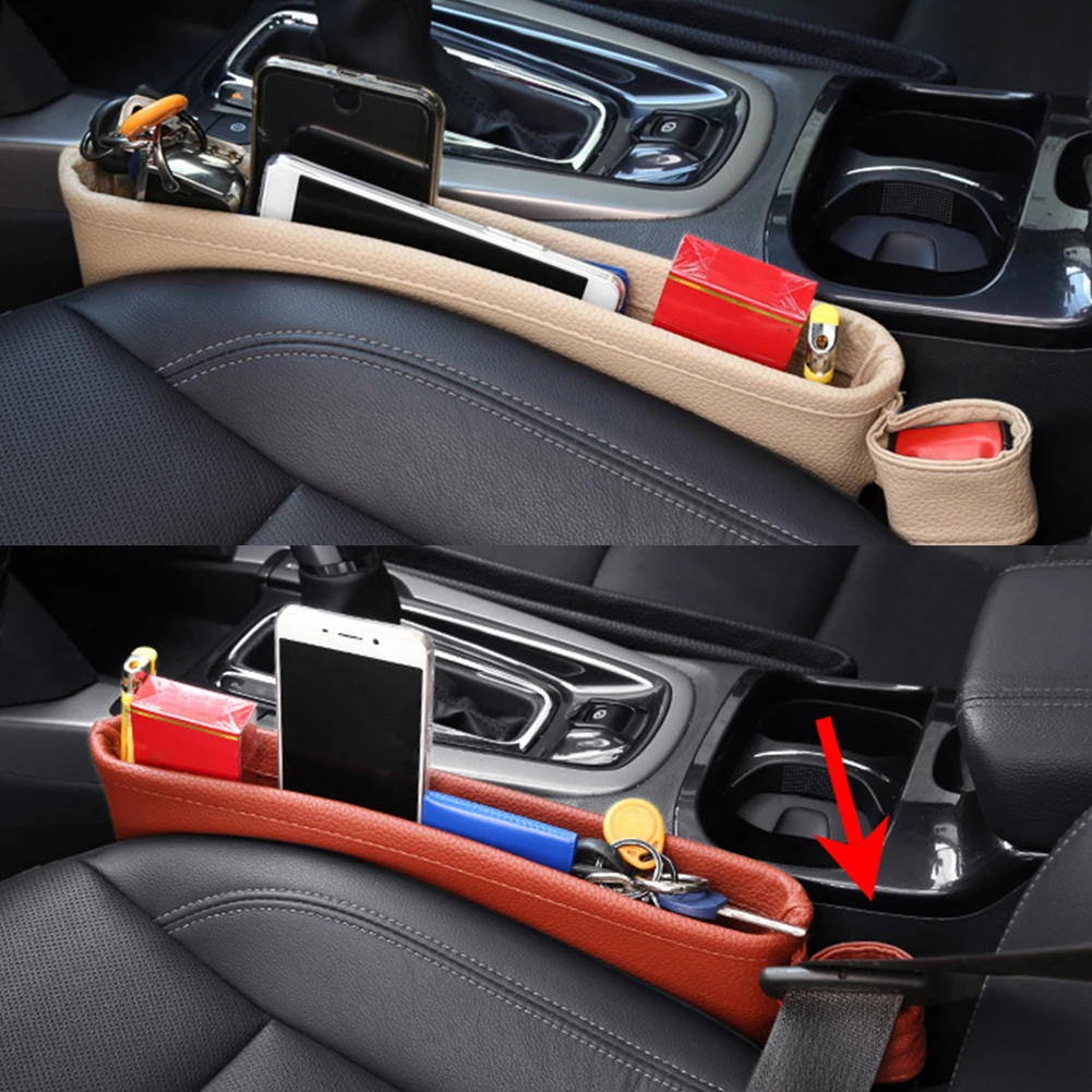 Car Seat Gap Filler Storage Box Universal PU Leather Seat Crevice Organizer Stop Pad Trash Can Car Seat Organizer Accessories
Car Seat Gap Filler Storage Box Universal PU Leather Seat Crevice Organizer Stop Pad Trash Can Car Seat Organizer Accessories